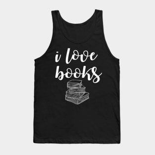 I Love Books Tank Top